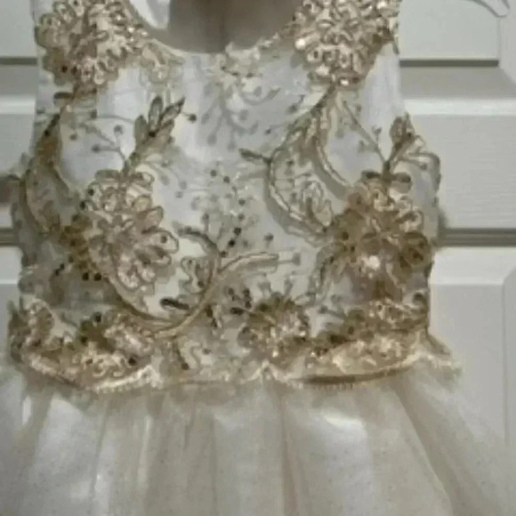 Biscotti‎ Collection Princess Dress White And Gold Girls Size 6 NWT - Picture 11 of 12